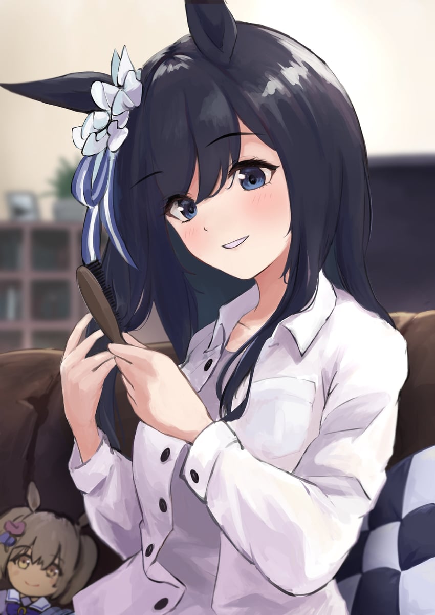 eishin flash and smart falcon (umamusume) drawn by yama_zakii