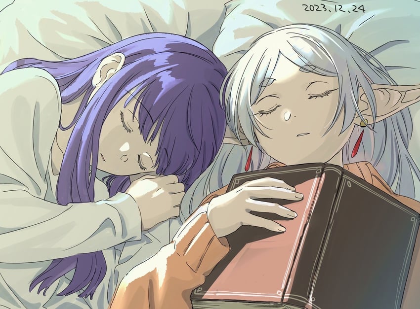 frieren and fern (sousou no frieren) drawn by nagasawa_reiko_(animator)