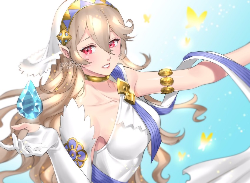 azura and female corrin (fire emblem and 2 more) drawn by tombsakura