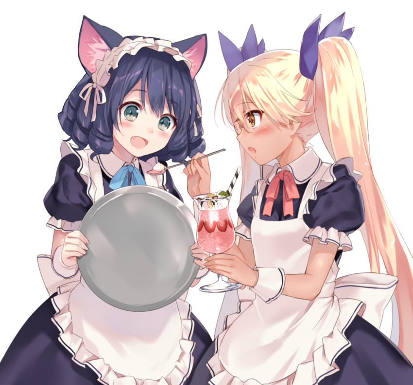 cyan and retoree (show by rock!!) drawn by fukahire_(ruinon)