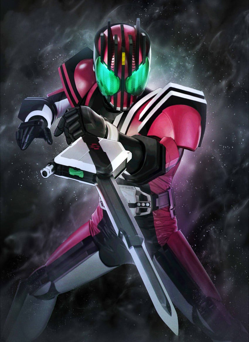 kamen rider decade (kamen rider and 1 more) drawn by masukudo_(hamamoto_hikaru)