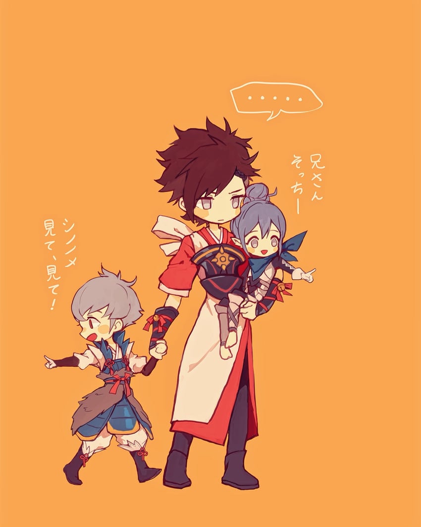 female kana, kiragi, and shiro (fire emblem and 1 more) drawn by aokamei