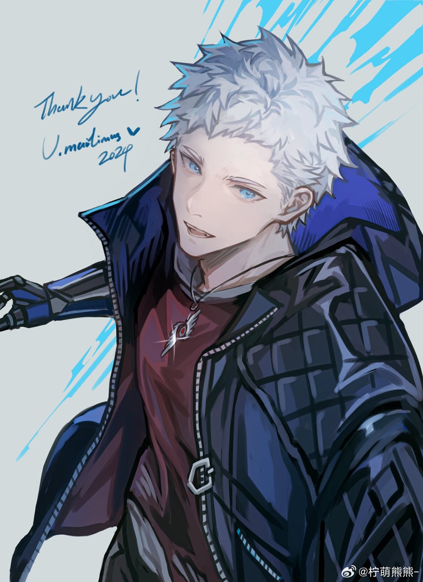 nero (devil may cry and 1 more) drawn by lolvivianli
