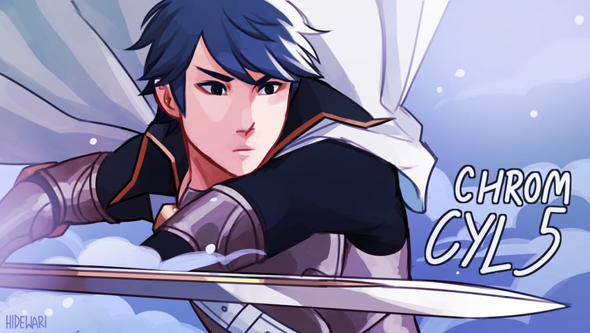 chrom (fire emblem and 2 more) drawn by hidewari
