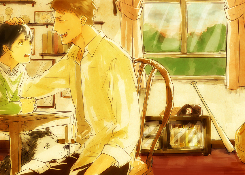 ginoza nobuchika and masaoka tomomi (psycho-pass) drawn by van_(hughjackman19681012)