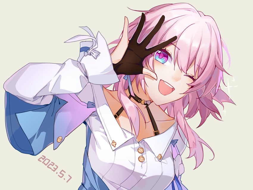 march 7th (honkai and 1 more) drawn by xuli