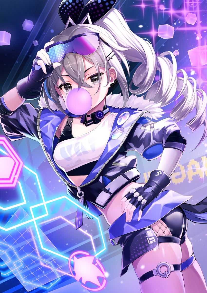 silver wolf (honkai and 1 more) drawn by rin2008