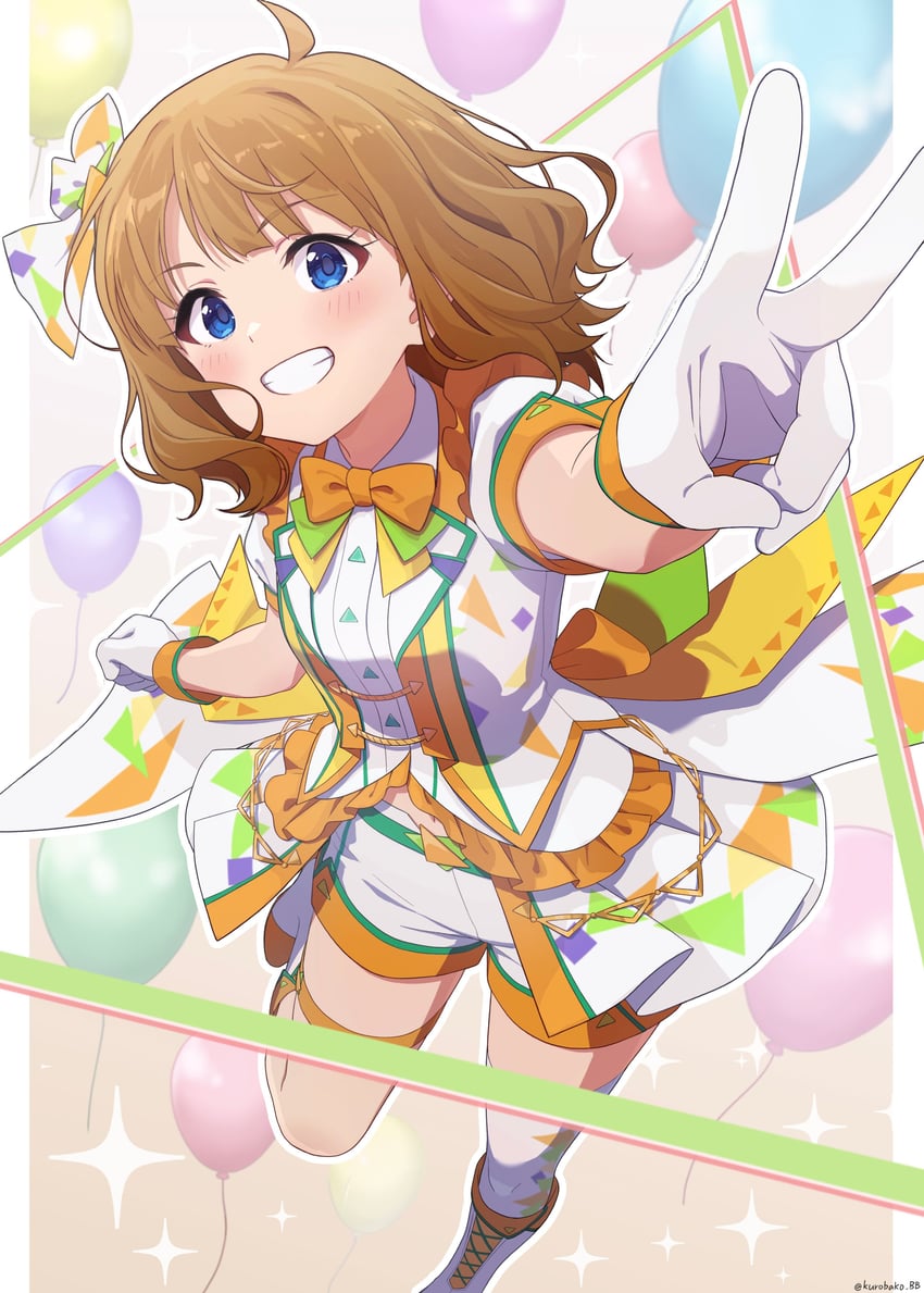 suou momoko (idolmaster and 2 more) drawn by kurobako_bb