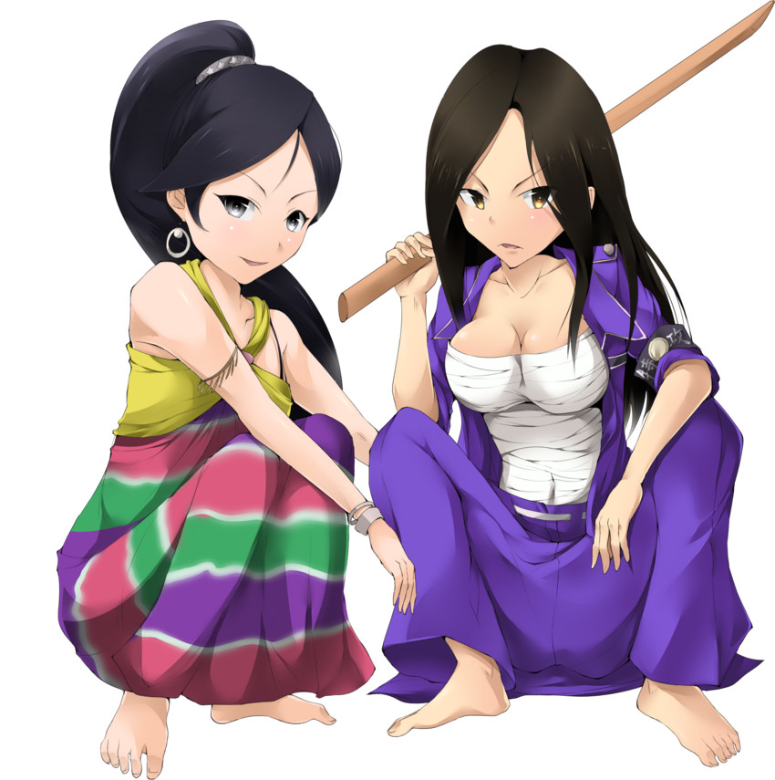 mukai takumi and sugisaka umi (idolmaster and 1 more) drawn by solru