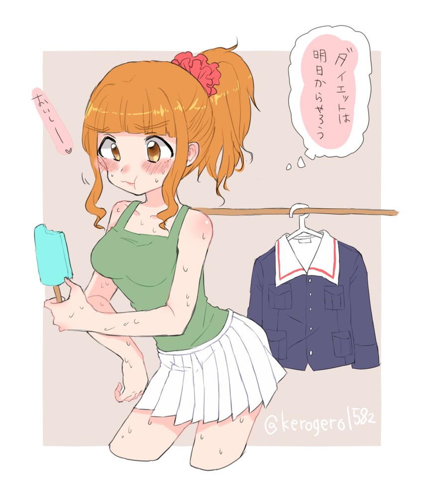 takebe saori (girls und panzer) drawn by aaru_(kerogero1582)