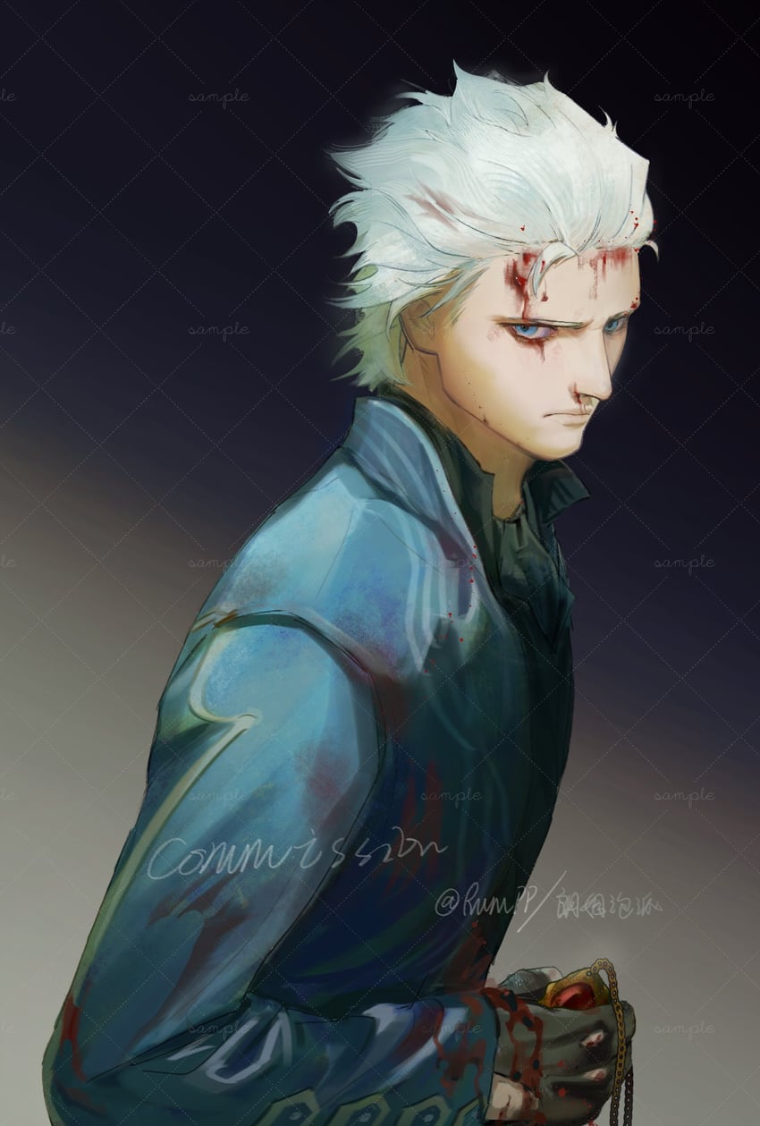 vergil (devil may cry and 1 more) drawn by rumpp176289