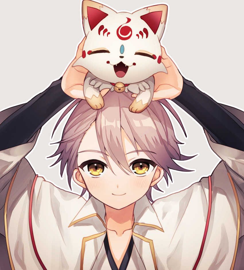 konnosuke and saniwa (touken ranbu and 1 more) drawn by abandon_ranka