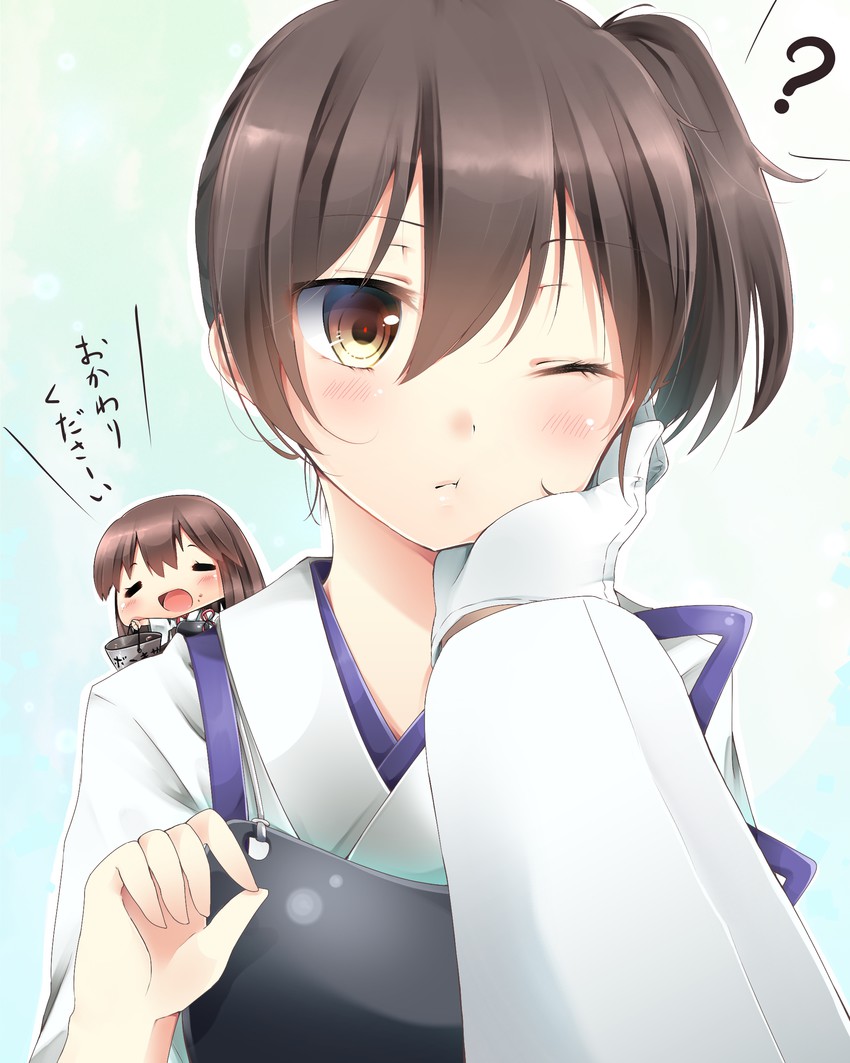 kaga and akagi (kantai collection) drawn by navy_(navy.blue)