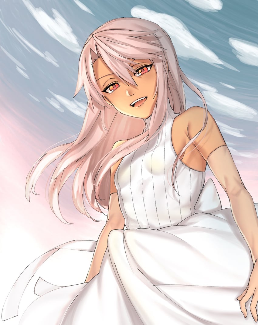 chloe von einzbern (fate and 1 more) drawn by ameman