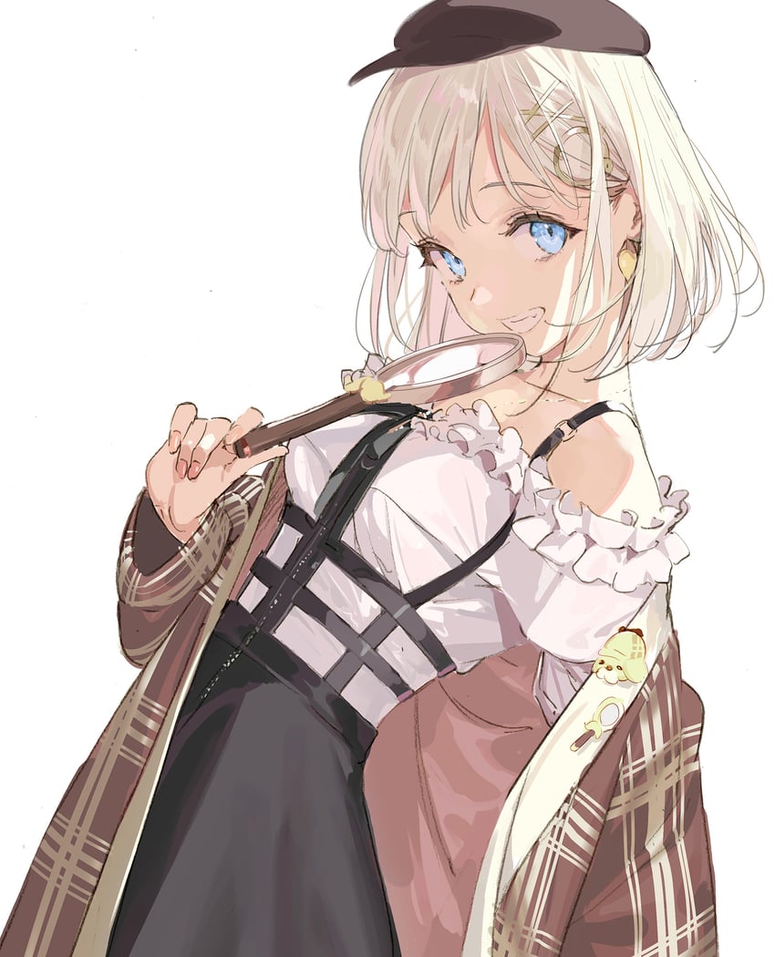 watson amelia and bubba (hololive and 1 more) drawn by pako_(pakosun)