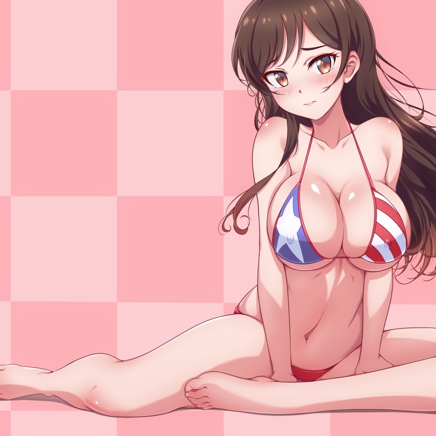 mizuhara chizuru and nanami mami (kanojo okarishimasu) drawn by p-nekoe