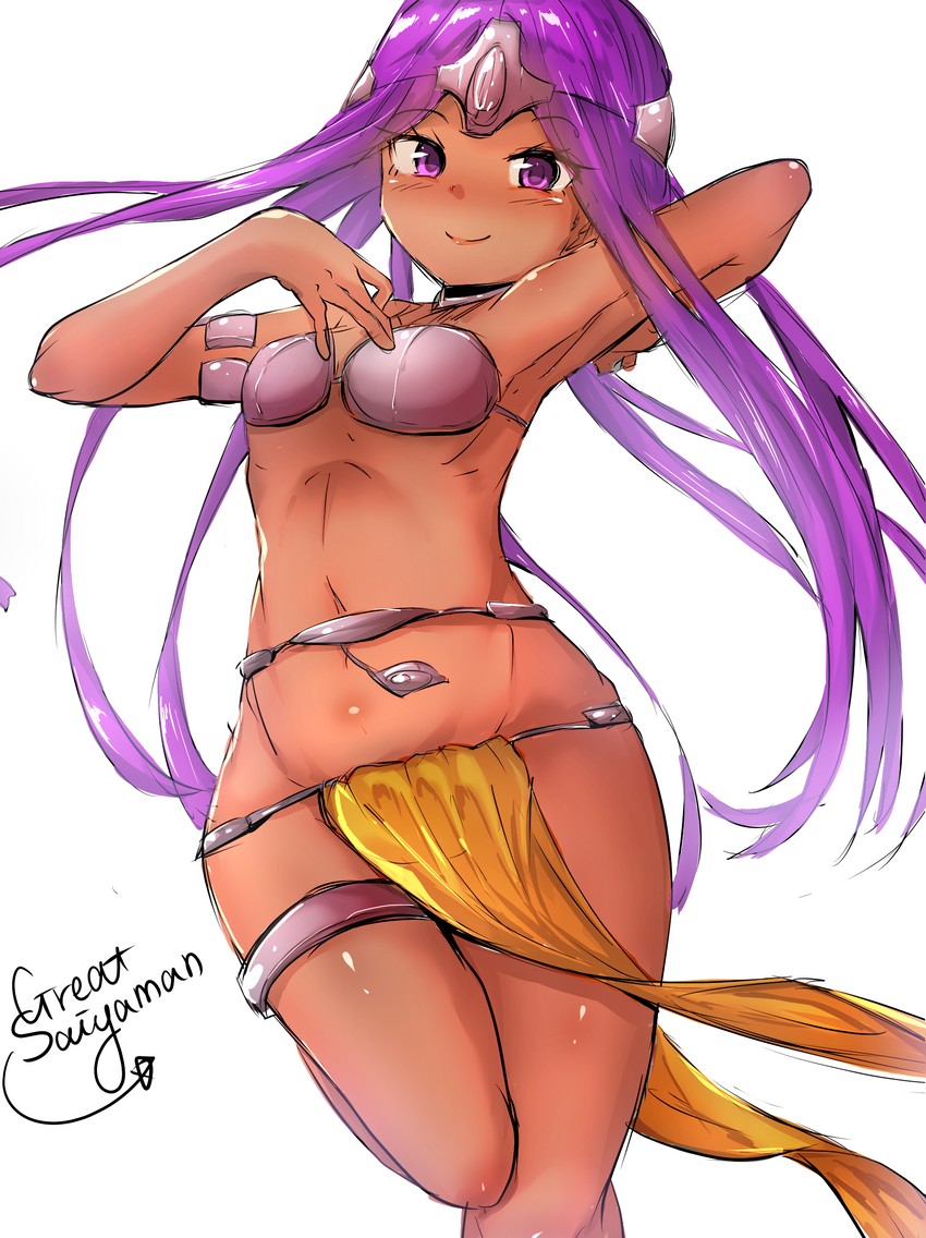 manya (dragon quest and 1 more) drawn by makin_tama