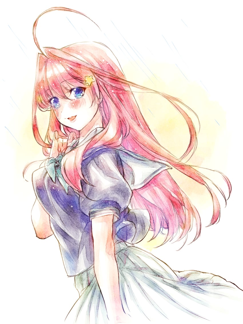 nakano itsuki (go-toubun no hanayome) drawn by yu_(flowerbird3830)