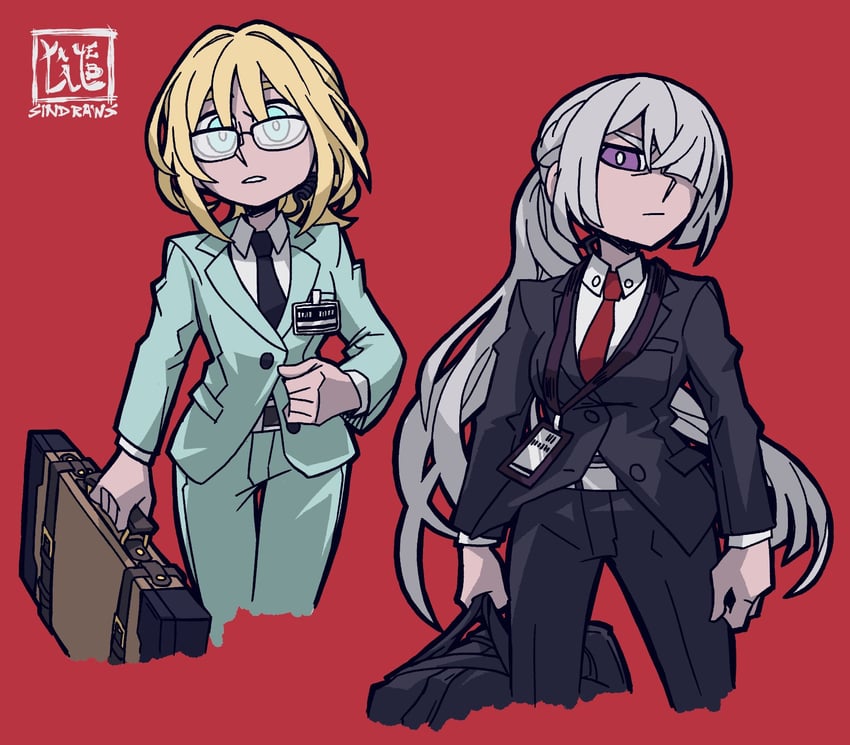 an-94 and ak-15 (girls' frontline and 1 more) drawn by sindraws