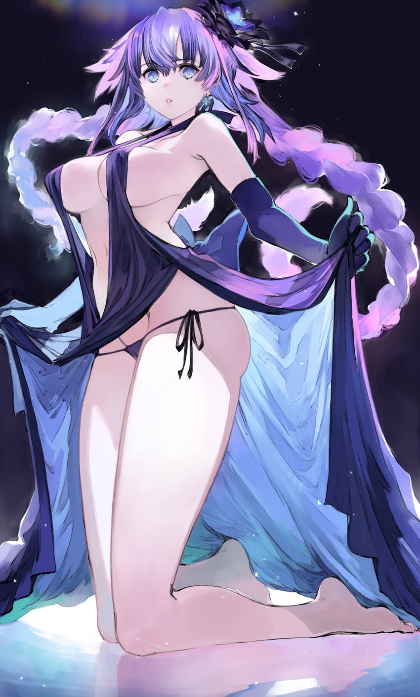 purple heart (neptune and 1 more) drawn by houden_eizou