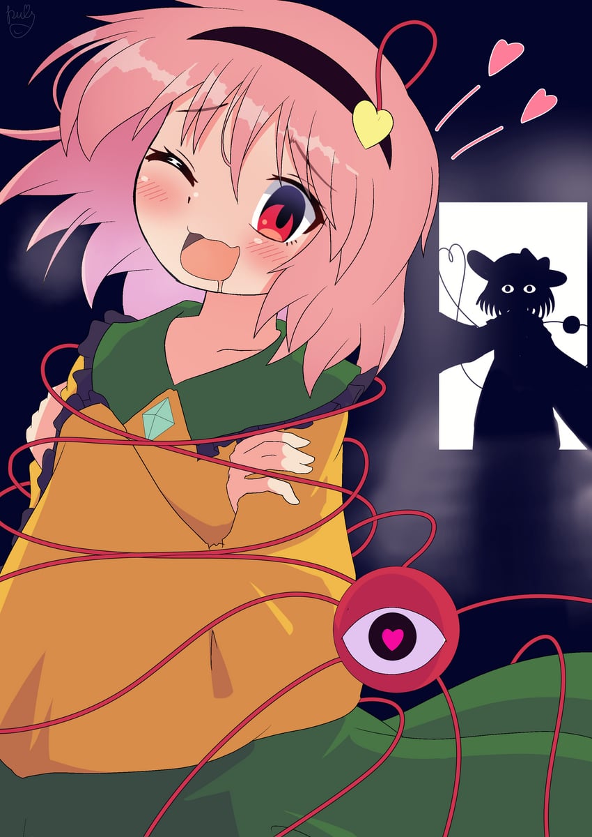 komeiji koishi and komeiji satori (touhou) drawn by polyhedron2