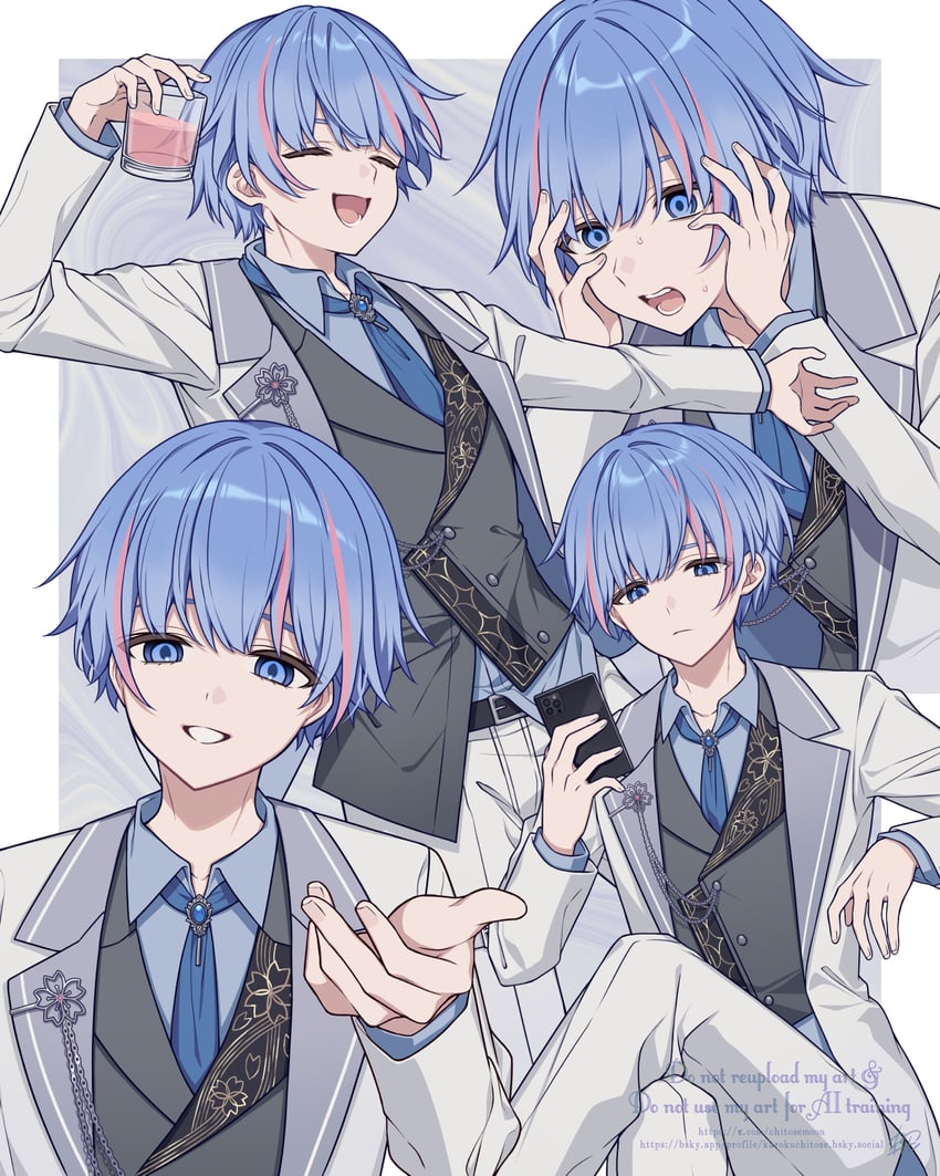 aoi sakura (indie virtual youtuber) drawn by karokuchitose