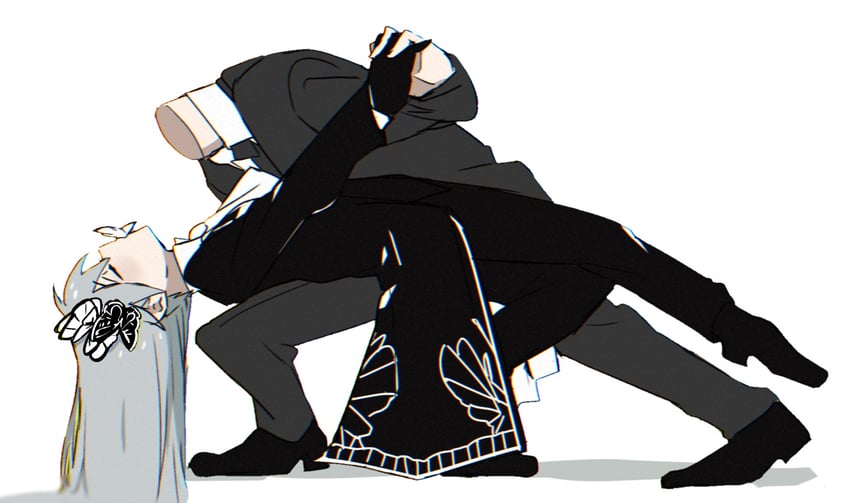 angela and roland (project moon and 1 more) drawn by mu46016419