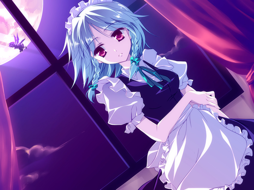 remilia scarlet and izayoi sakuya (touhou) drawn by motomiya_mitsuki