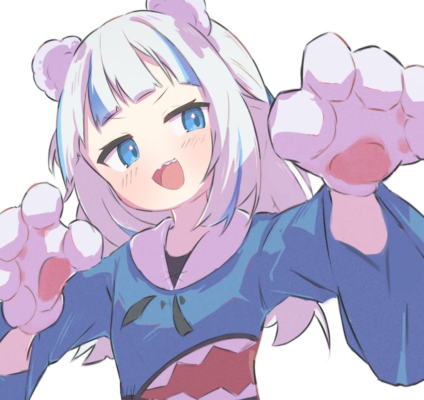 gawr gura (hololive and 1 more) drawn by inaririn