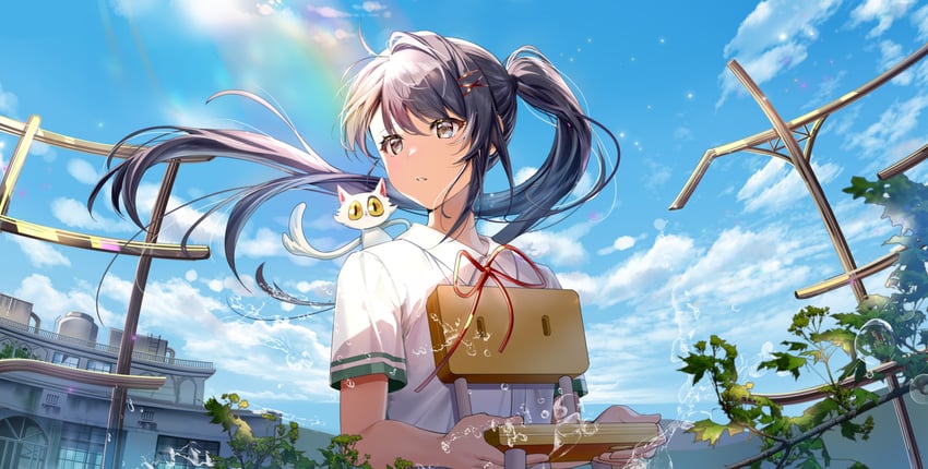 iwato suzume and daijin (suzume no tojimari) drawn by kelezi