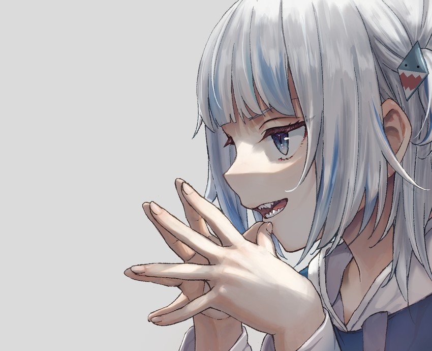 gawr gura (hololive and 1 more) drawn by nanigasi_tainen