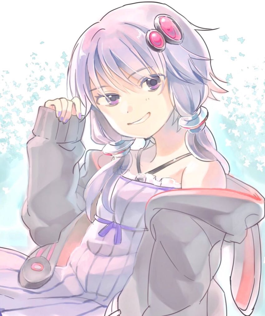yuzuki yukari (vocaloid and 1 more) drawn by chipochopo324