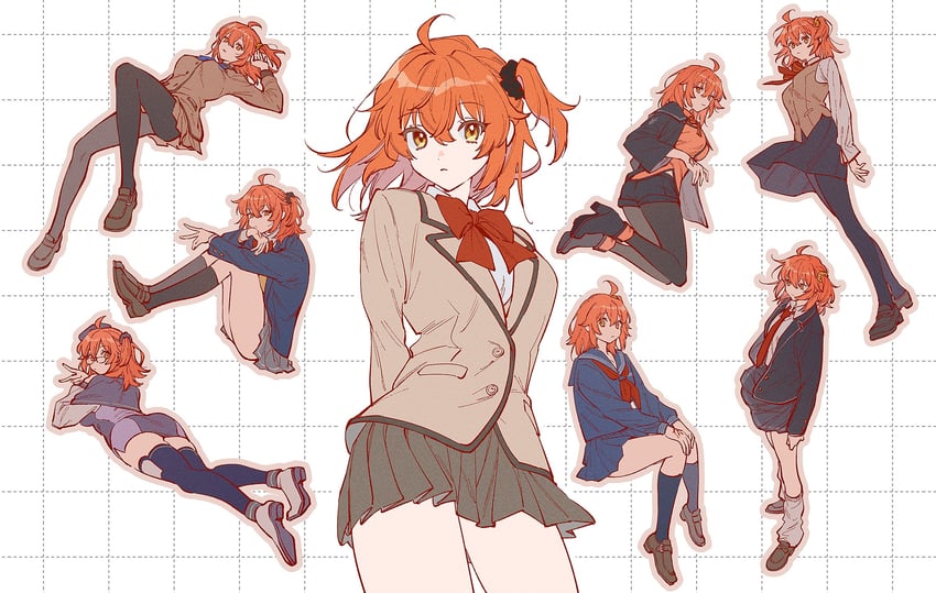 fujimaru ritsuka (fate and 1 more) drawn by uni_(nico02)
