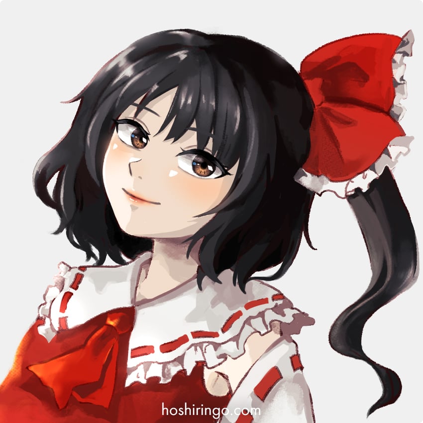 hakurei reimu (touhou and 1 more) drawn by hoshiringo0902