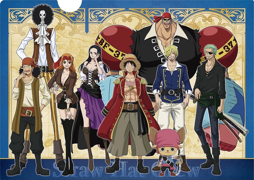 nami, monkey d. luffy, nico robin, roronoa zoro, sanji, and 4 more (one piece)