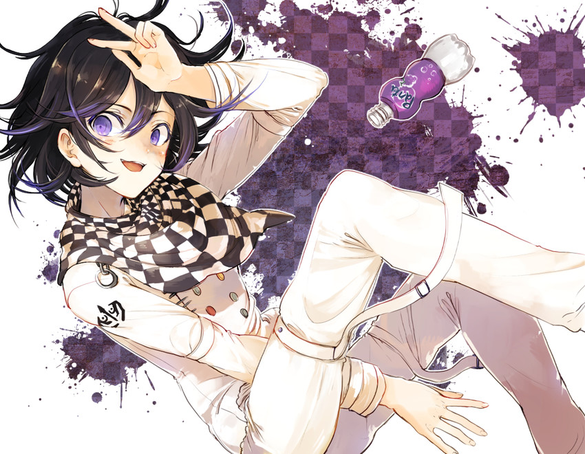 oma kokichi (danganronpa and 1 more) drawn by hisona_(suaritesumi)