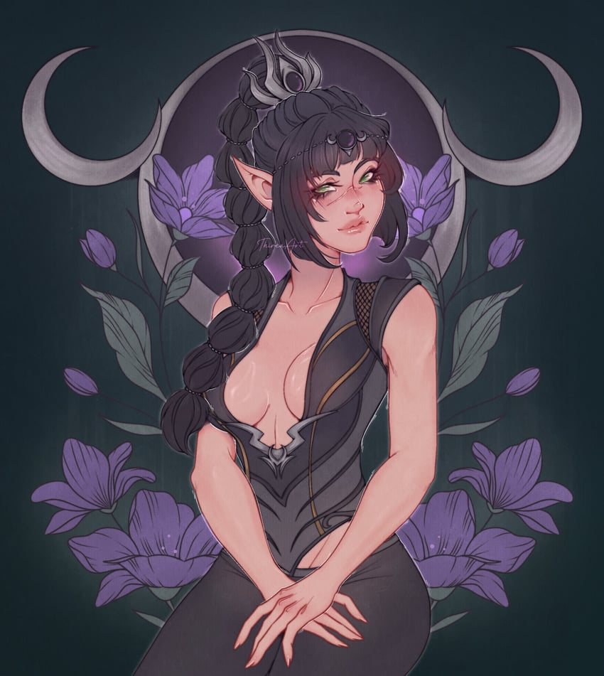 shadowheart (dungeons & dragons and 2 more) drawn by thireaart