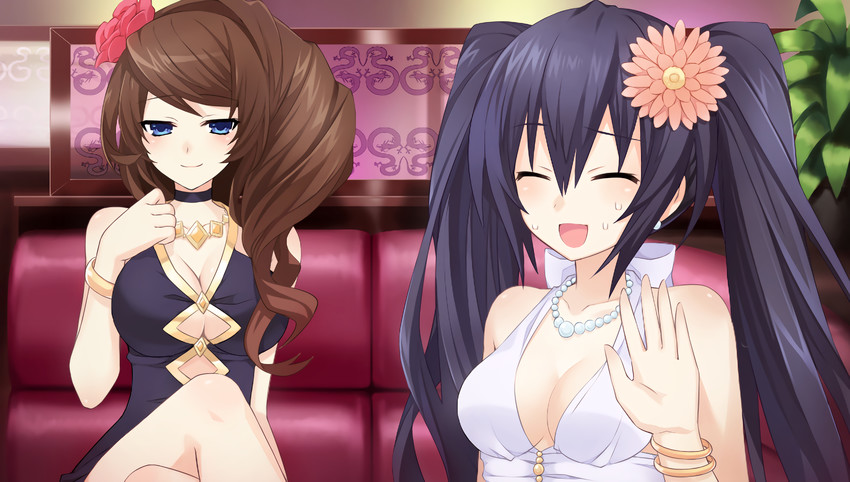 noire and ryuuka (neptune and 1 more) drawn by manamitsu