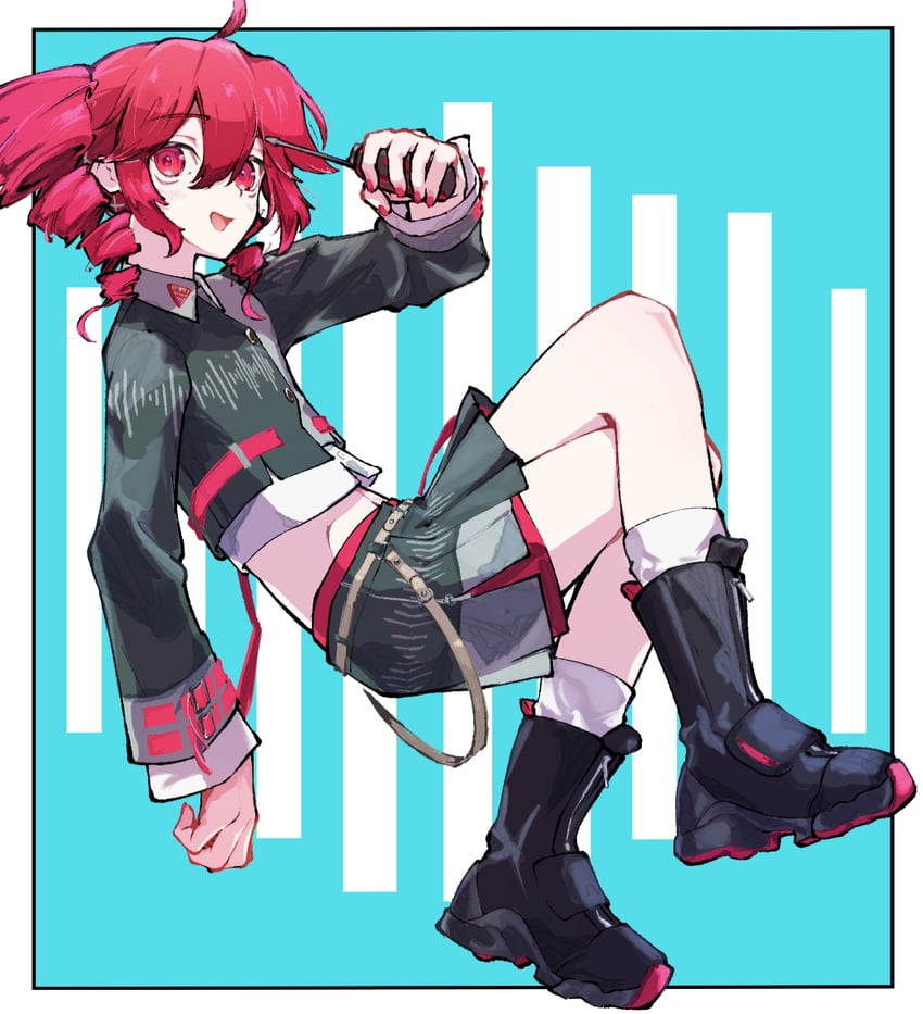 kasane teto (utau and 1 more) drawn by teckinder
