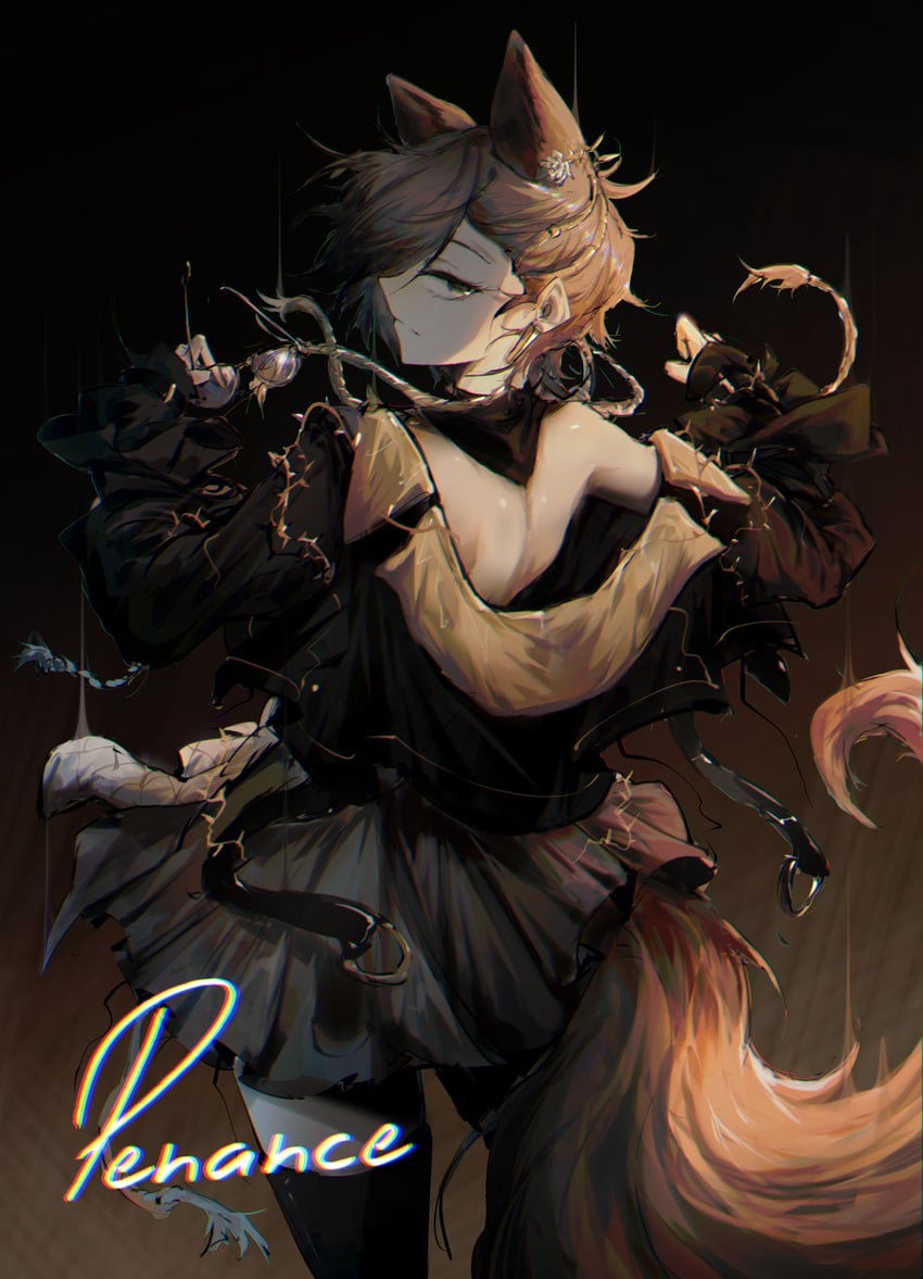 penance (arknights and 1 more) drawn by soryu_(pixiv_107640060)