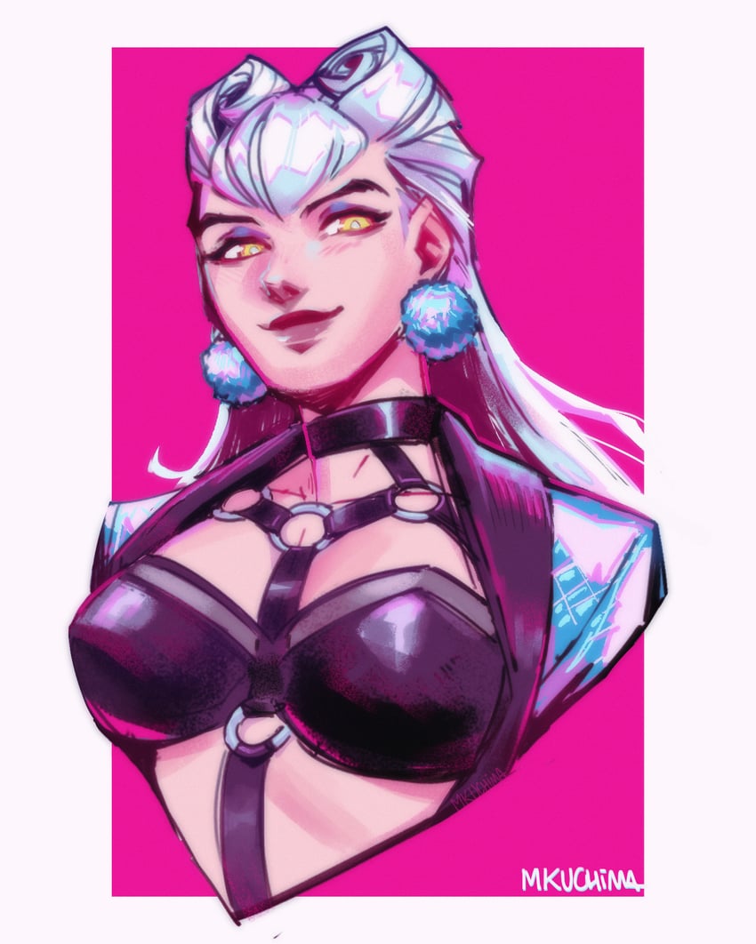 evelynn and k/da all out evelynn (league of legends) drawn by mkuchima