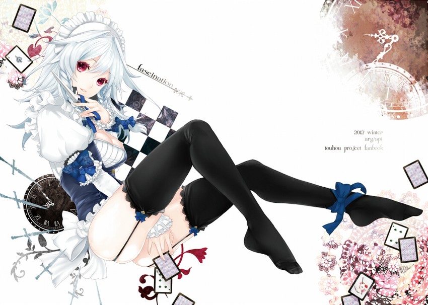izayoi sakuya (touhou) drawn by apt