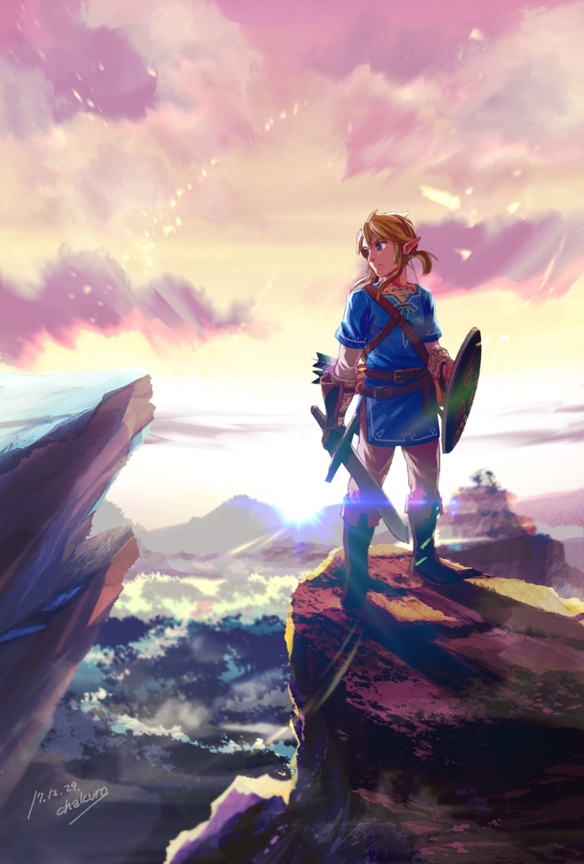 link (the legend of zelda and 1 more) drawn by cha_kuro_(limo)
