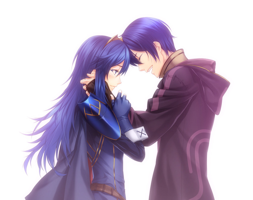lucina and male morgan (fire emblem and 1 more) drawn by pesu_(penpen)