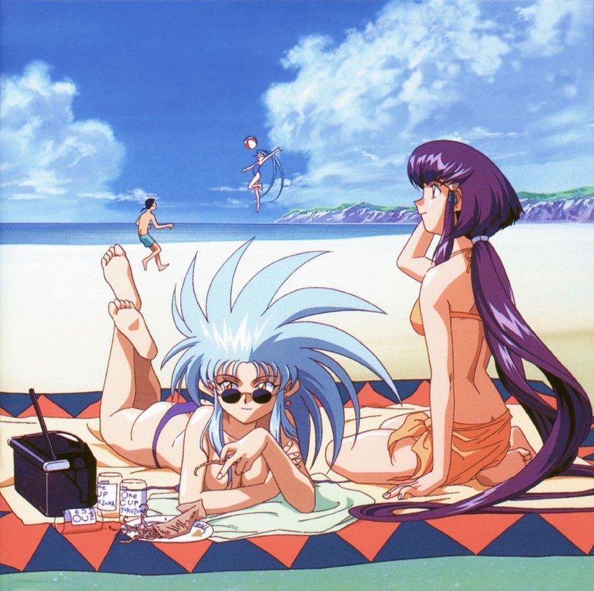 ryouko, masaki sasami jurai, masaki aeka jurai, and masaki tenchi (tenchi muyou!)
