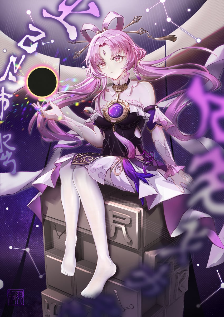 fu xuan (honkai and 1 more) drawn by tongyu