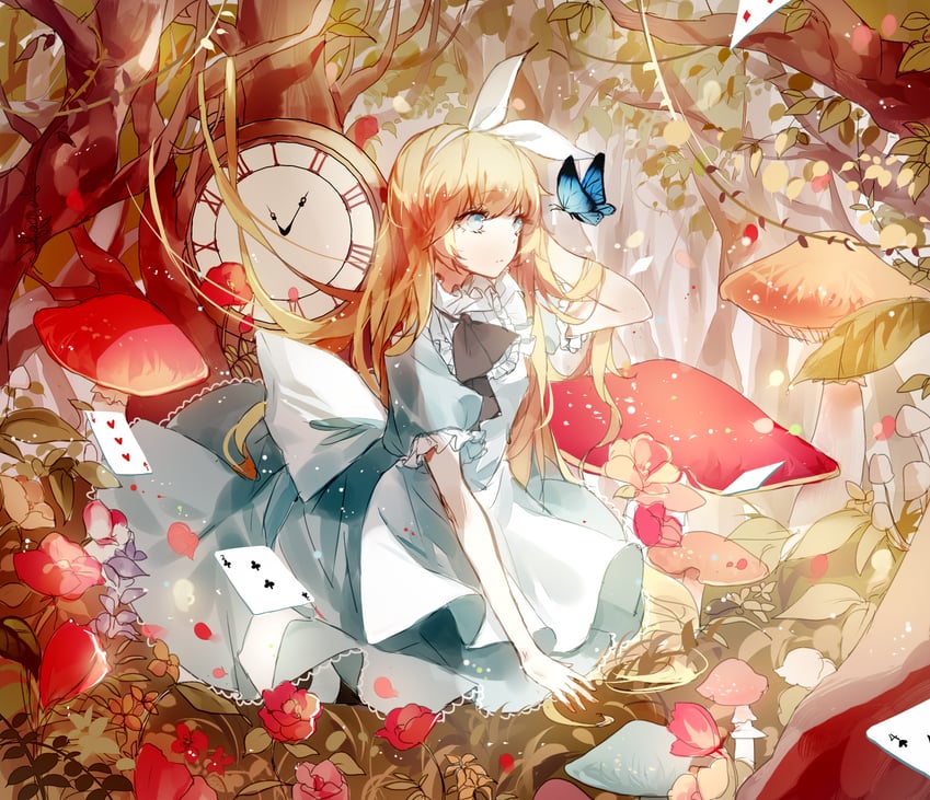 alice (alice's adventures in wonderland) drawn by cui_(jidanhaidaitang)