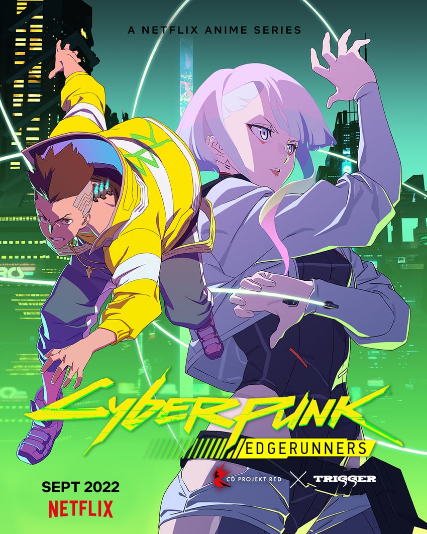 lucy and david martinez (cyberpunk and 1 more) drawn by hidehiko_sakamura