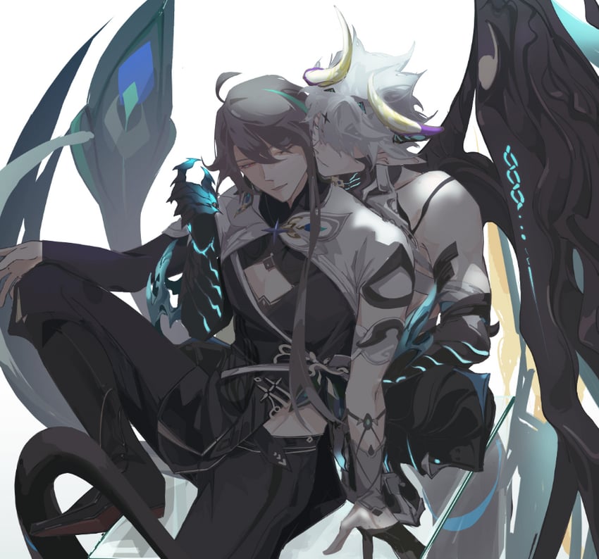 vita, kevin kaslana, and su (honkai and 1 more) drawn by 1713tobe