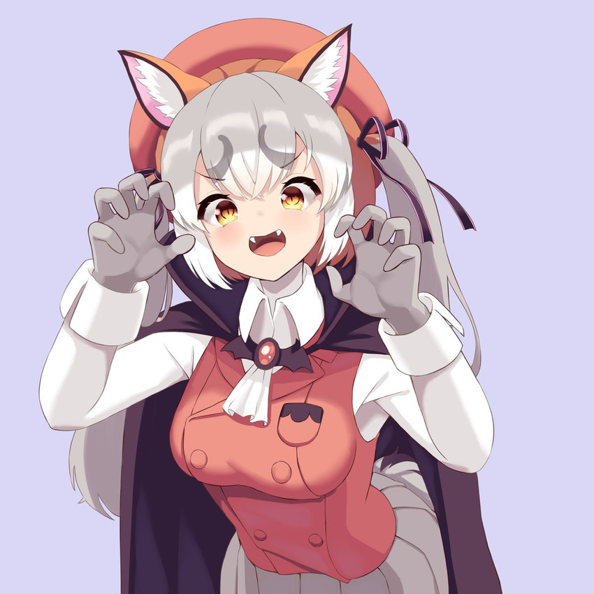 island fox (kemono friends and 1 more) drawn by sawara_noa